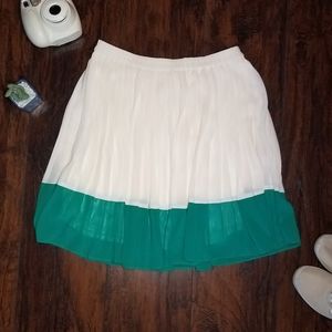 Anthropologie Comme Toi Pleated Skirt